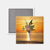 Pixie Lantern Magnet (Vorderseite/Rückseite)