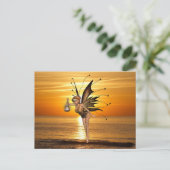 Pixie Lantern Postkarte (Stehend Vorderseite)
