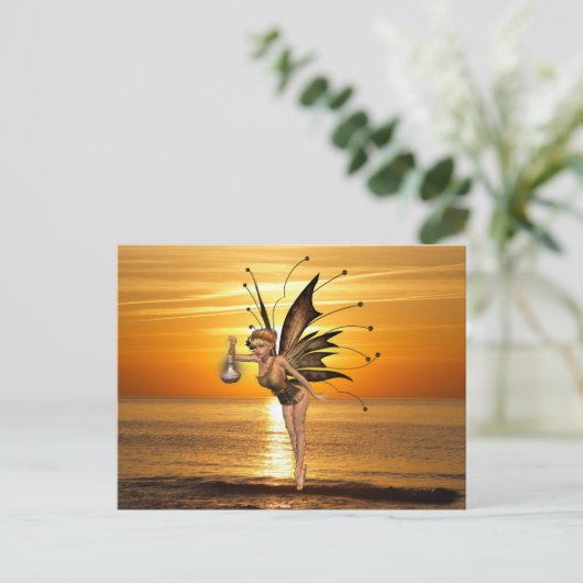 Pixie Lantern Postkarte (Stehend Vorderseite)