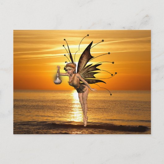 Pixie Lantern Postkarte (Vorderseite)