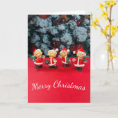 Pixie Magic Weihnachtskarte Weihnachten Mitte des Karte (Gelbe Blume)