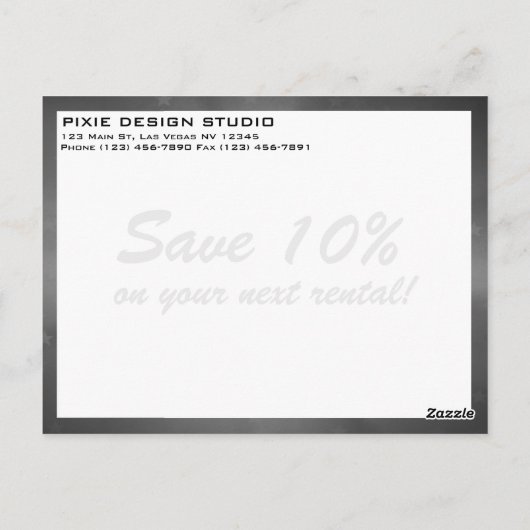 Pixie Marketing Postkarte (Rückseite)