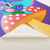 Pixie on Mushroom - Wunderland Art Sherpadecke (3/4)