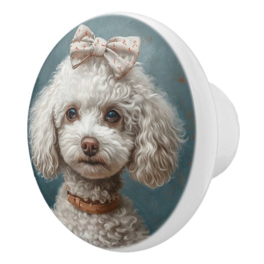 Pixie Poodle Keramik Pull Keramikknauf (Rechts)