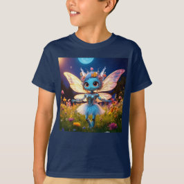 Pixie Robot Ballerina Tanzen in den Wildblumen T-Shirt