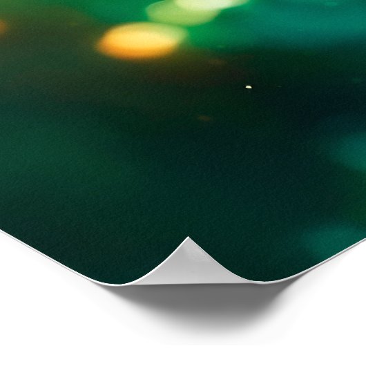 Pixie St Patrick's Day Mädchen bunt Sommerkunst Poster (Ecke)