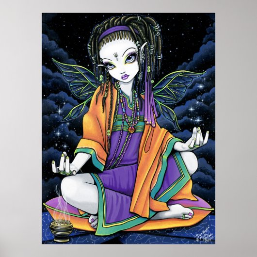 Pixie Stardust Celestial Hippie Fairy Poster (Vorne)