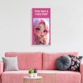 Pixie-Staub-Elfie Leinwanddruck (Insitu (Wohnzimmer))