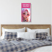Pixie-Staub-Elfie Leinwanddruck (Insitu (Schlafzimmer))