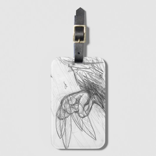 Pixie Staub im Wind Gepäckanhänger (Vorderseite Vertikal)