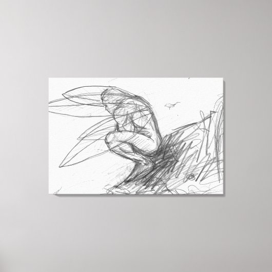 Pixie Staub im Wind Leinwanddruck (Vorderseite)