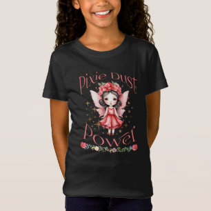 Pixie Staub Power Schwarzer T - Shirt
