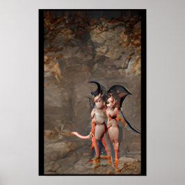 Pixie-Twins des zweiten Kreises Poster