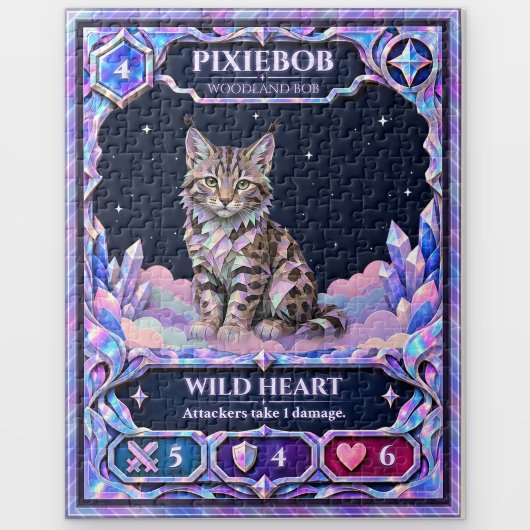Pixiebob-Katze, Regenbogenfolien-Kunst Puzzle