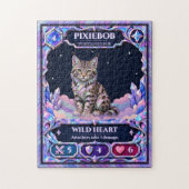 Pixiebob-Katze, Regenbogenfolien-Kunst Puzzle (Vertikal)