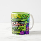 Pixies Rainbow Zwei-Tone-Kaffeepause Tasse (VorderseiteRechts)