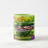 Pixies Rainbow Zwei-Tone-Kaffeepause Tasse (Mittel)