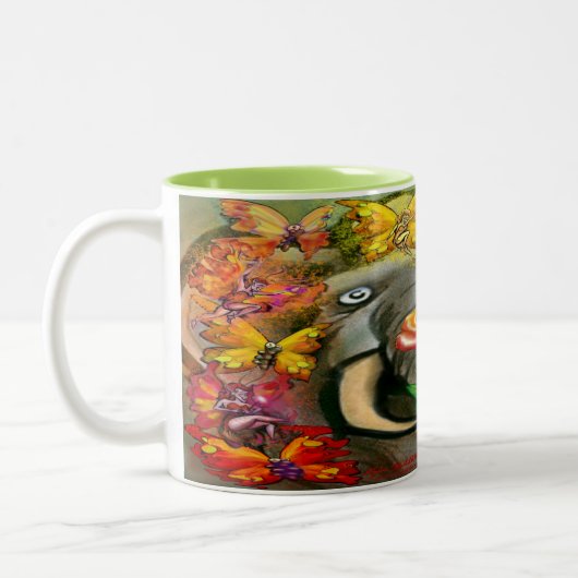 Pixies Rainbow Zwei-Tone-Kaffeepause Tasse (Links)