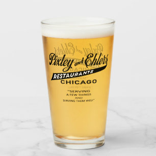 Pixley und Ehlers Restaurants, Chicago, IL Glas