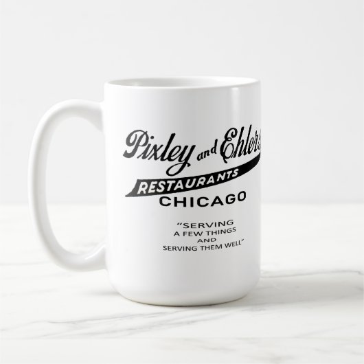 Pixley und Ehlers Restaurants, Chicago, IL Kaffeetasse (Links)