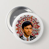 Piyush "Bobby" Jindal für Präsidenten 2016 Button (Vorne & Hinten)