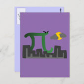 Pizilla Postkarte (Vorne/Hinten)