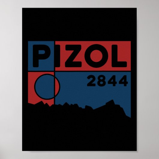 Pizol Bergwanderung Fünf Seen Wanderung Mountainbi Poster (Vorne)