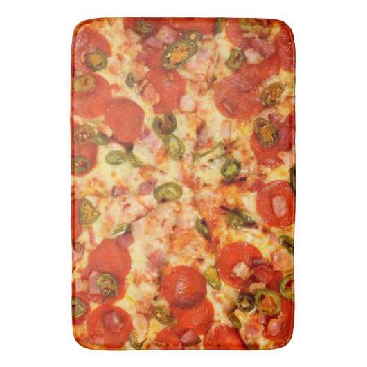 PIZZA 2 BADEMATTE (Vorderseite Vertikal)
