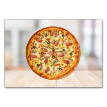 Pizza ABA Tact Labeling Flashcard | Picture Card