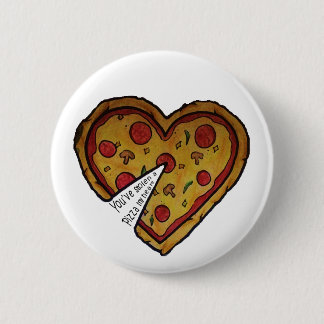 Pizza-Abzeichen Button