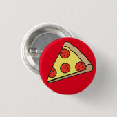 Pizza-Abzeichen-Button-Knopf Button (Vorne & Hinten)