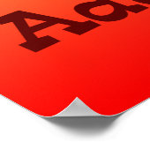 Pizza Addict Poster (Ecke)