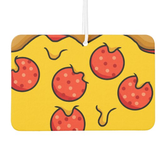 Pizza Air Freshener Autolufterfrischer (Vorderseite)