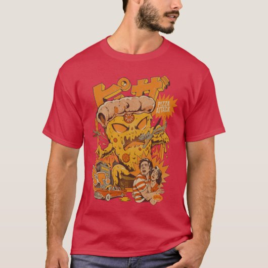 Pizza Attack family T-Shirt (Vorderseite)