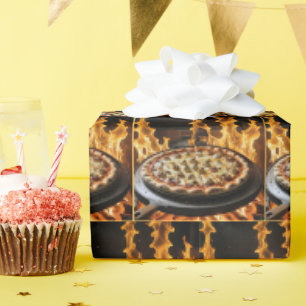 Pizza aus dem Holzofen Geschenkpapier