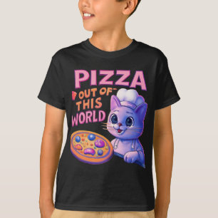 Pizza: Aus dieser Welt Space Koch Cat T-Shirt