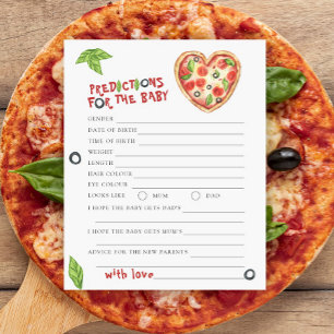 Pizza Baby-Dusche - Baby-Vorhersagen und Ratschläg