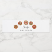 Pizza Baby Dusche Flasche Etikett (Einzelnes Label)