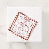 Pizza Baby Dusche Party Geschenkanhänger (Beispiel)