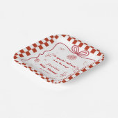 Pizza Baby Dusche Party Pappteller (Gewinkelt)