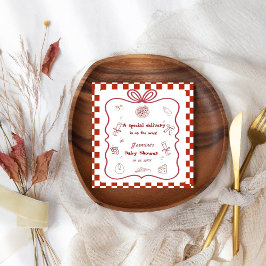 Pizza Baby Dusche Party Serviette