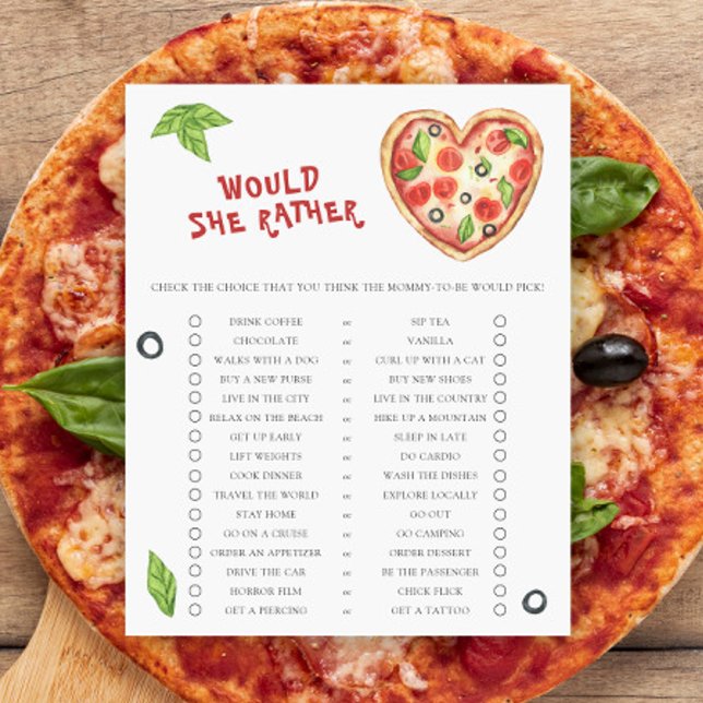Pizza Baby Dusche würde sie eher spielen (Von Creator hochgeladen)