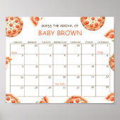Pizza Baby Showrate Terminkalender Poster (Vorne)