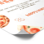 Pizza Baby Showroom Schnuller Hunt Game Sign Poster (Ecke)