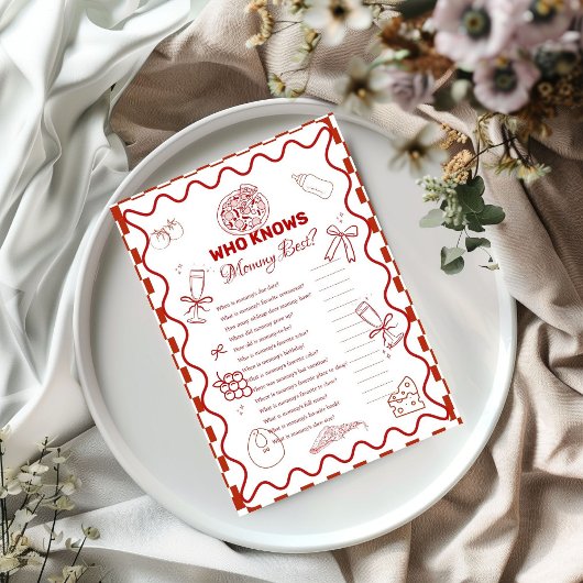 Pizza baby Theme Schwangerschaft Baby Dusche Karte