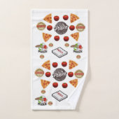 Pizza Badezimmer Handtuchhalter Sets (Handtuch)