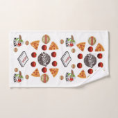 Pizza Badezimmer Handtuchhalter Sets (Handtuch)
