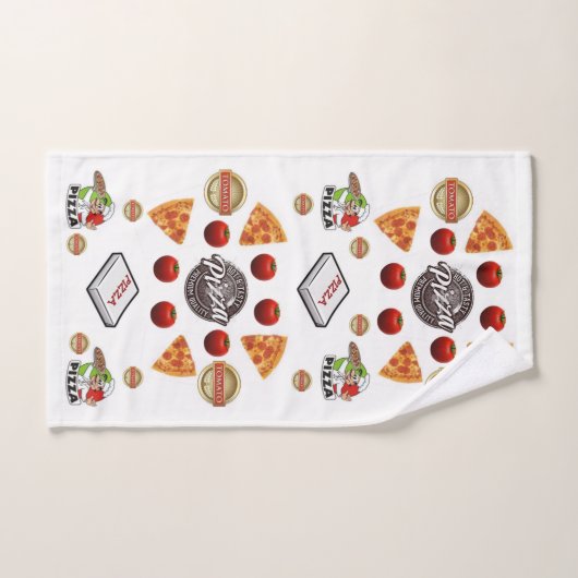 Pizza Badezimmer Handtuchhalter Sets (Handtuch)
