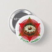 Pizza-Bagel: Jüdischer Italiener Button (Vorne & Hinten)