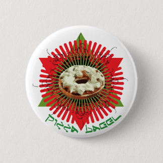 Pizza-Bagel: Jüdischer Italiener Button